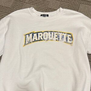 Vintage Distressed Marquette Crewneck